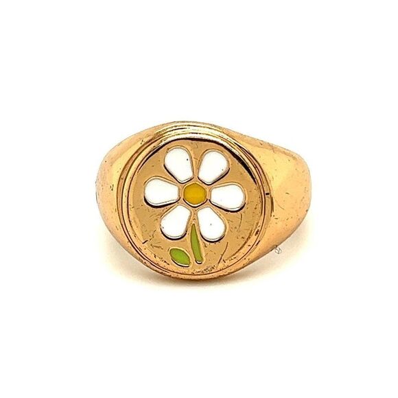 Gold Flower Ring - Picture 1 of 4